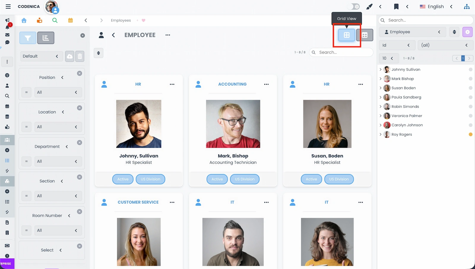 Viewing Items in the Application