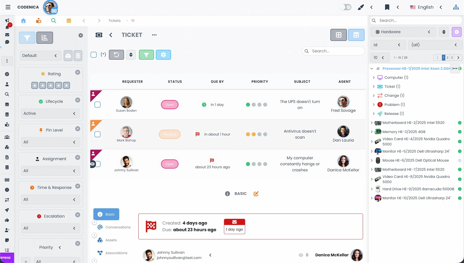 Ticketing System Codenica ITSM + ITAM
