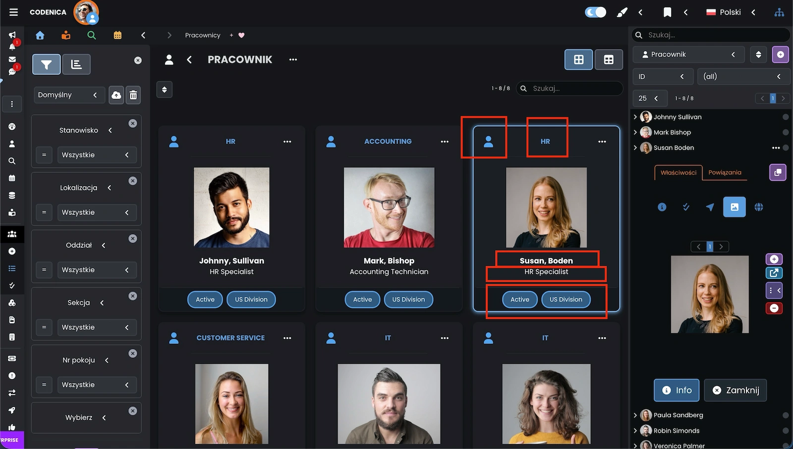 Configuration de l’affichage des éléments