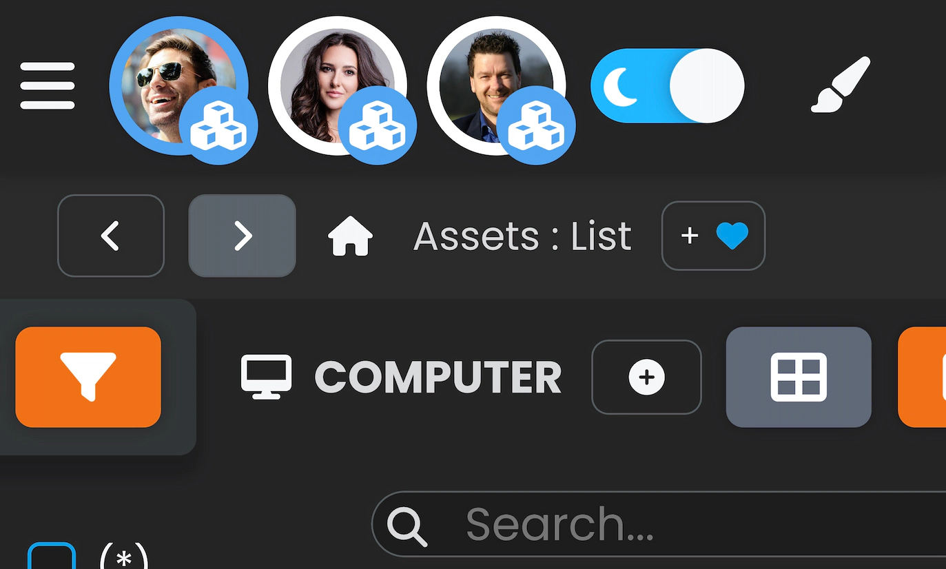 Screenshot showing a blue avatar border.