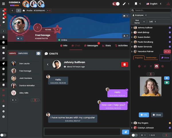 Codenica Live Chat Software
