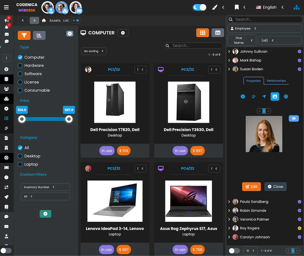 Screenshot showing a grid view.