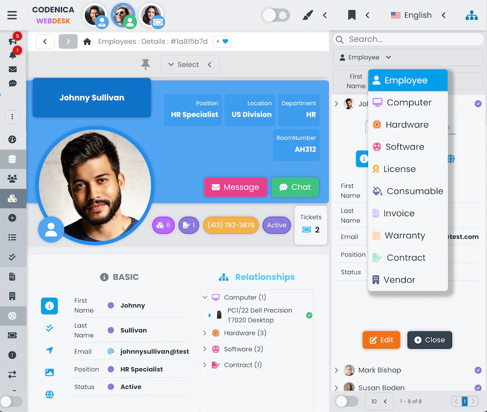 Screenshot showing the Tree Manager interface.